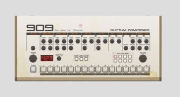 Web上で遊べる“ヴァーチャルTR-909”