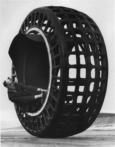 1930年代「巨大一輪」電気自動車にトキメキが止まらなくてどうしよう...「ダイナスフィア(Dynosphere)」