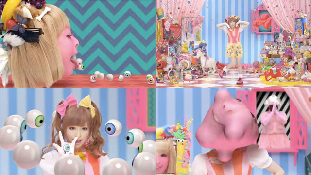 YouTubeで世界騒然の催眠PV　きゃりーぱみゅぱみゅ「PONPONPON」