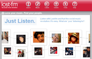 「Last.fm」がリニューアル