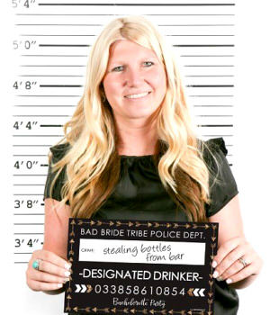 花嫁Tribe – ブライダルシャワー& Bachelorette Party Mug Shots – 写真ブース小道具パーティーMug Shots – 20カウント