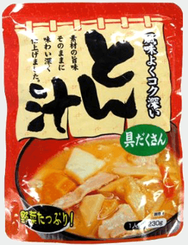 豚汁 とん汁 具だくさん 野菜たっぷり 1人前230g