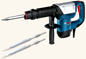 BOSCH(ボッシュ) 破つりハンマー (六角軸シャンク)特別セット(ブルポイント2本付き) GSH5XNJ