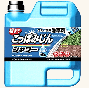 レインボー薬品 こっぱみじんシャワー 4L 除草剤