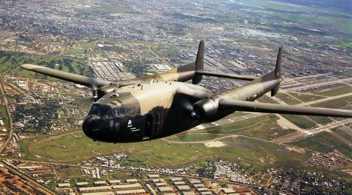 AC-119G_of_17th_SOS_over_Tan_Son_Nhut_Air_Base_1969
