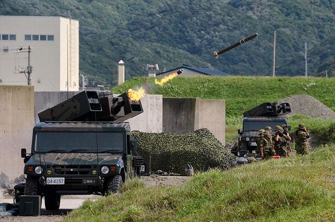 93式式近距離地対空誘導弾(第2高射特科大隊)