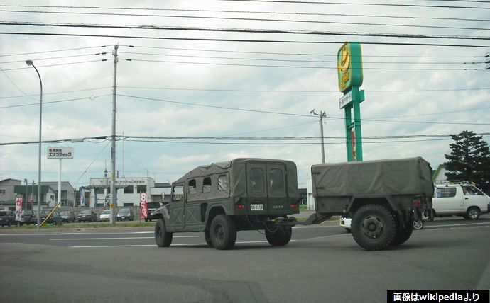 1t_トレーラー高機動車牽引