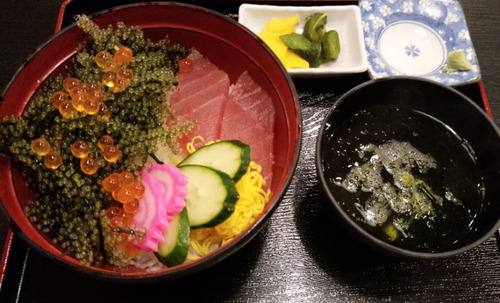 海ぶどう丼