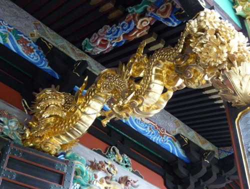 妙義神社 龍彫刻