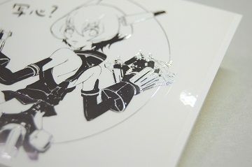 写心?箔押しステッカー - 03