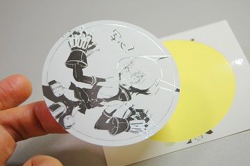 写心?箔押しステッカー - 02