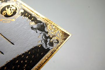 活版箔押しラベル - 03