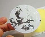 鈴木心さん 『 写心?箔押しステッカー 』