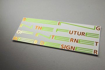 東京造形大学 メディアデザイン専攻領域 案内カード - 03