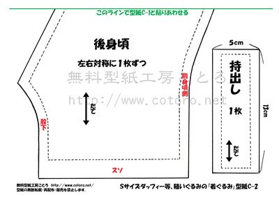 着ぐるみ型紙C2