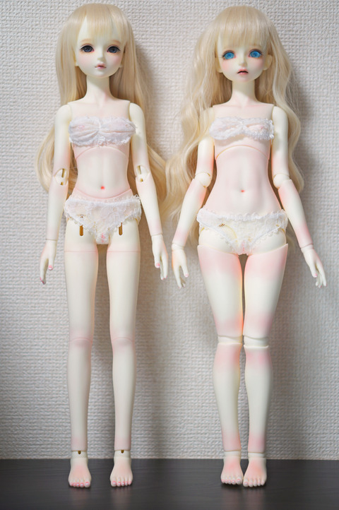 MYOU DOLLの新ボディと旧ボディ。 : 凹凸めいつ。