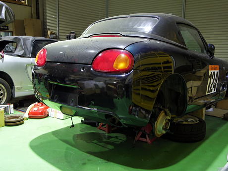 完成間近～カプチーノ リアバンパーGT-N : 浜松でネジをまわす社長の日記