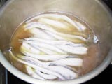 札幌出前鮨・穴子の煮あがりです。