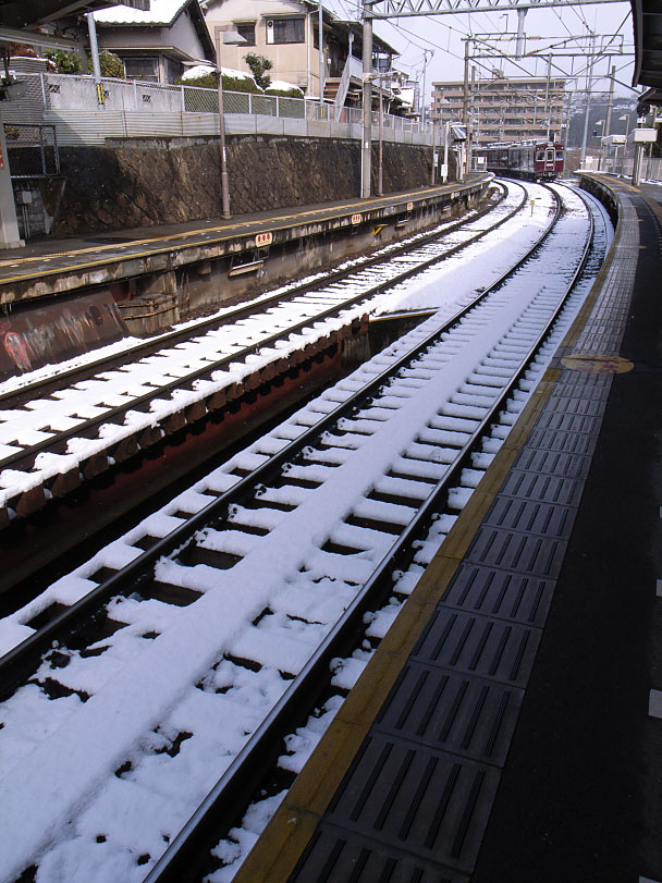 滝山駅にて