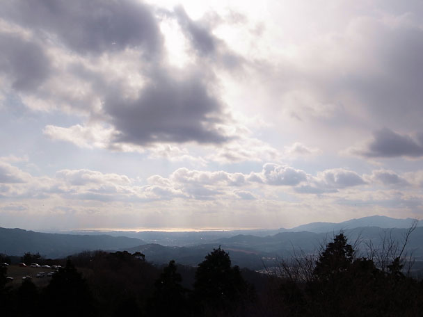 妙見山頂にて