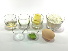 抹茶クッキーの作り方(材料)