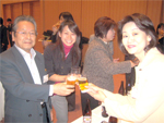 楽しい懇親会です。