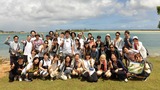戦跡ツアー 日本軍トーチカ前にて