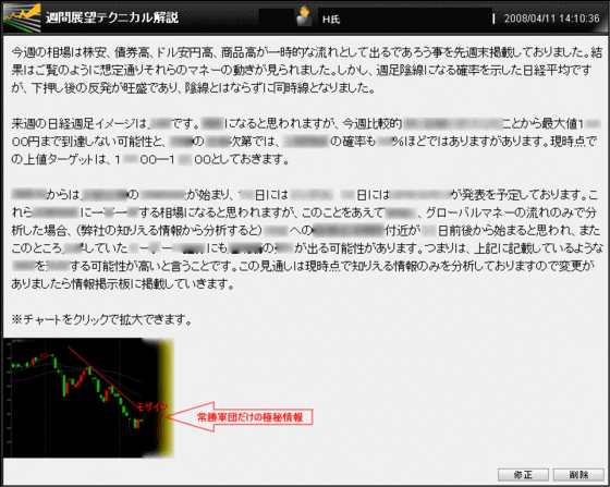 来週の相場展望