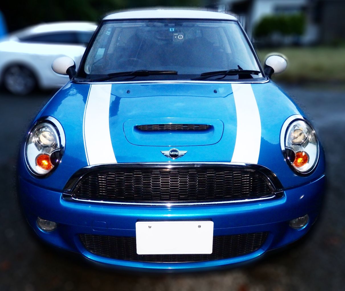 割れたストライプラインの復元 Minicoopers Only One Detail Craftech