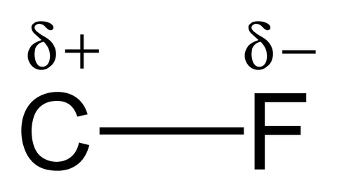 Carbon-fluorine-bond-polarity-2D-black