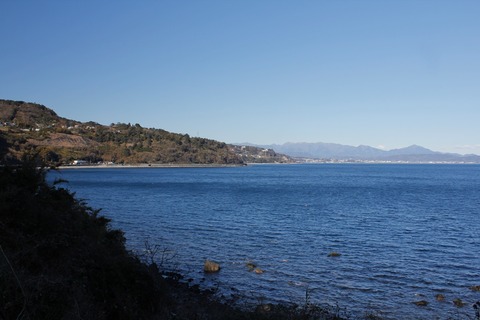 140119 江の浦より 大山_MG_9210
