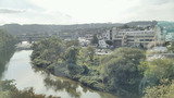 市民会館のすぐ裏には広瀬川が流れます。