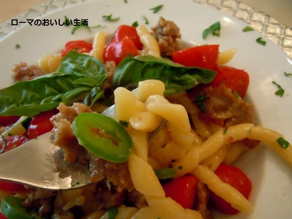 ローマのおいしい生活-パスタ