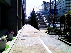昭和通りの歩道橋
