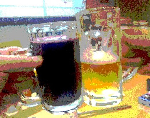 乾杯 絵画風