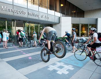 Bike Night,Photo by Minneapolis Institute of Art,licensed under the Creative Commons Attribution ShareAlike 3.0 Unported.