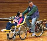 車椅子付き自転車