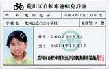 自転車免許証