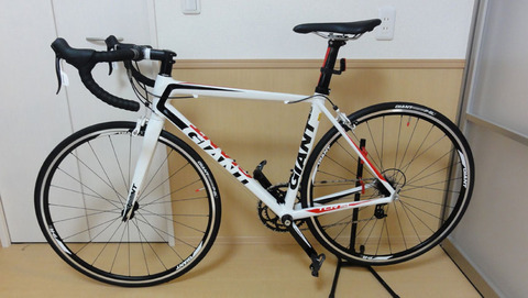GIANT TCR SL3 買ったので画像UPするよ( ^-^)/ : アウタートップに