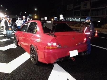 【DQNホイホイ】東京オートサロン2019に来た車を特別街頭検査…6割が違法改造車