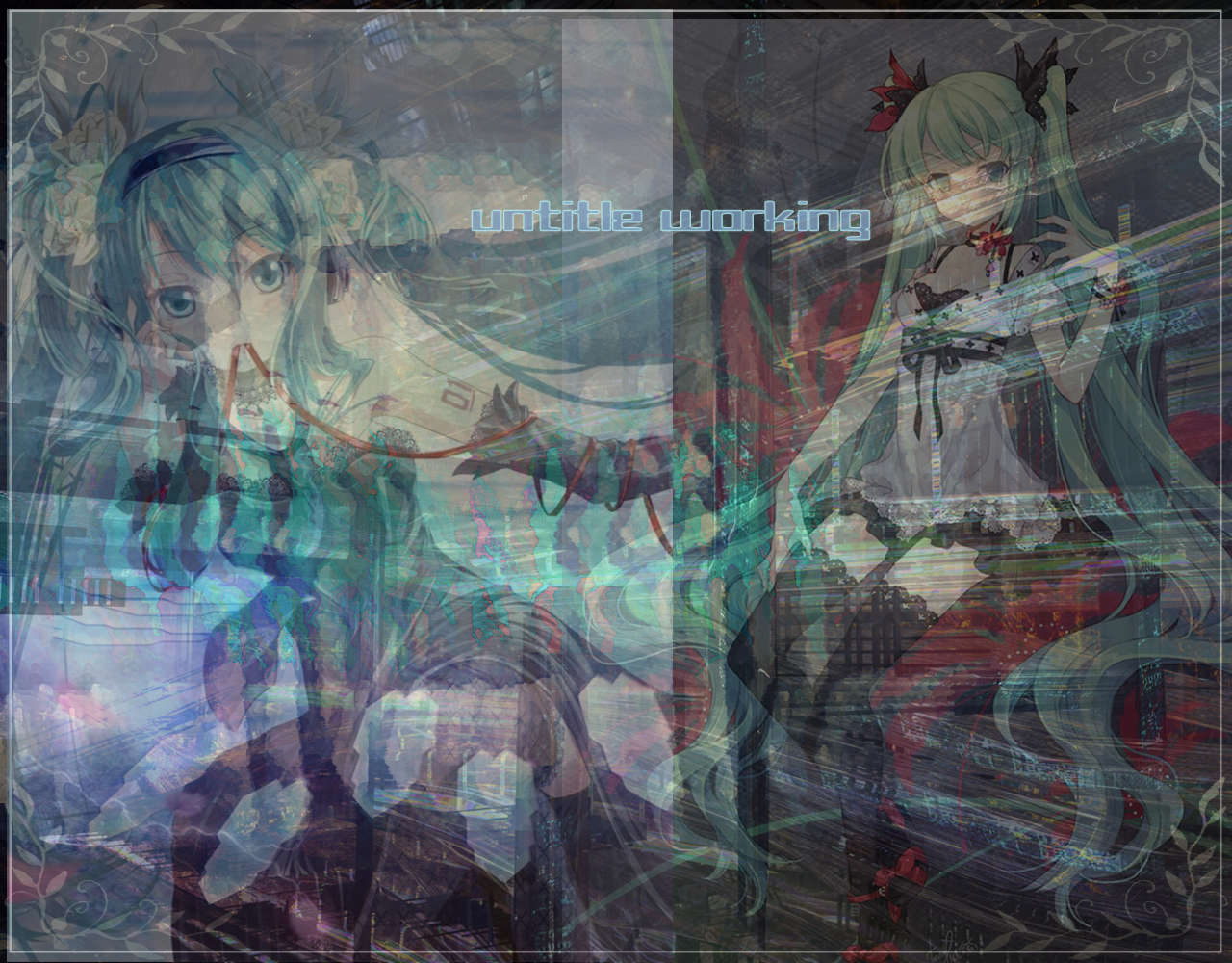 推定無題　black D+Hatsune Miku  untitled　work