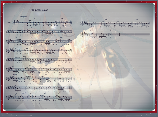 真珠色のVISION SCORE flame
