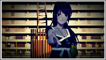 bakemonogatari-05-senjougahara-points-a-finger9