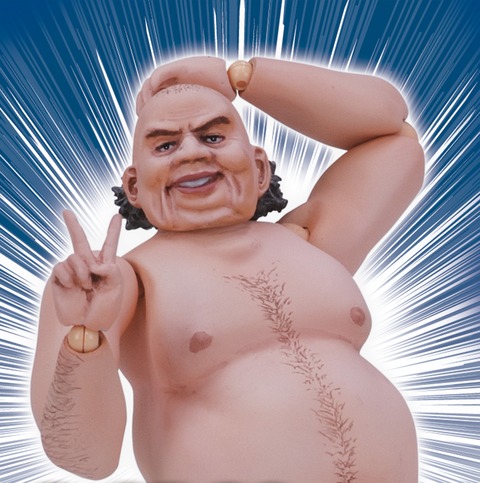 汚いおじさん看板