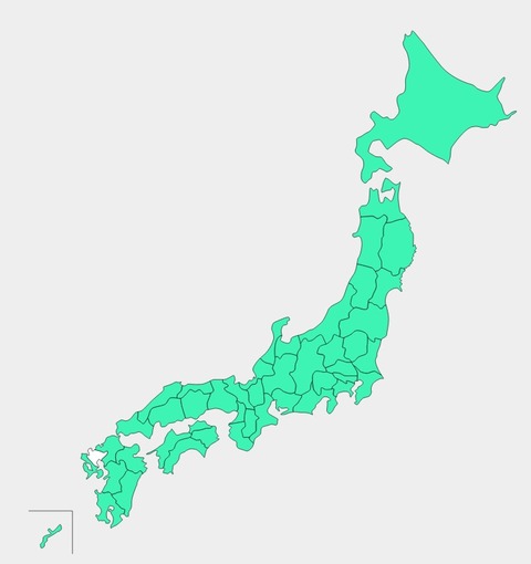 日本地図