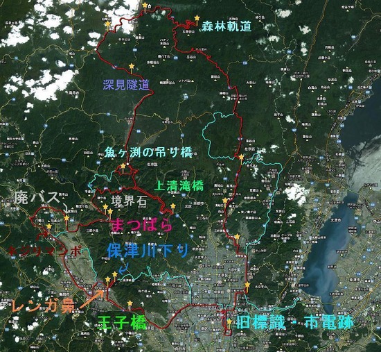 京都周遊ツアー地図_当日