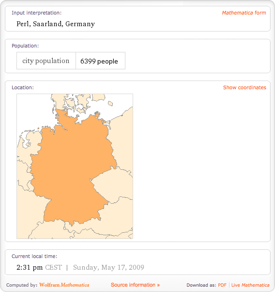 wolframalpha-perl-in-germany