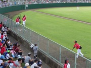 三塁側ブルペン