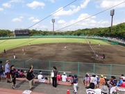 三塁側から