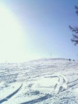 まだまだ雪質良。